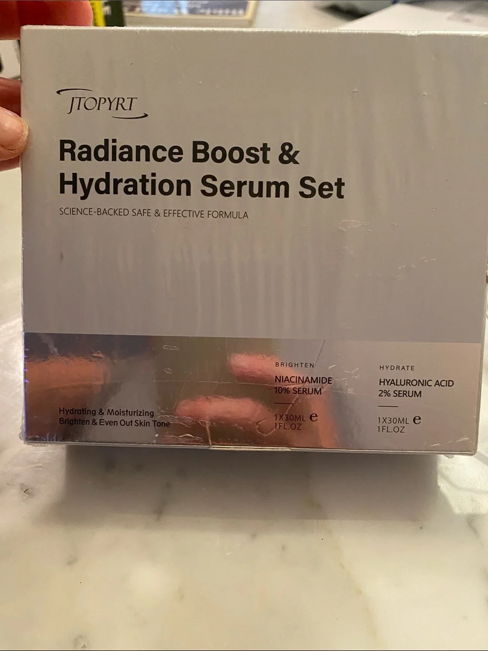 Radiance Boost & Hydration Serum Set - White